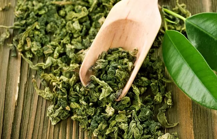 اسکراب چای سبز برای پوست چرب